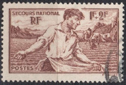 France 1940 N° 467 Au Profit Du Secours National (H42) - Gebruikt