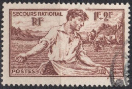 France 1940 N° 467 Au Profit Du Secours National (H42) - Usados