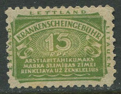 Germany:Estonia:Latvia:Lithuania:Unused Revenue Stamp For Medical Care 15 RPF, Pre 1944 - Occupation 1938-45