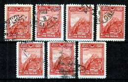 Turkey / Türkei 1926 ⁕ Ankara Fortress 6 Ghr. Mi.850 ⁕ 7v Used - Used Stamps