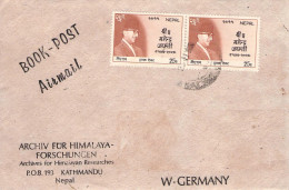 NEPAL - BOOK POST AIRMAIL - GERMANY / 7024 - Népal