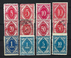 YOUGOSLAVIE Taxe Ca.1919: Lot De Neufs* Et Obl. - Timbres-taxe