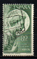 SPAGNA - 1956 - ARCANGELO GABRIELE - GIORNATA DEL FRANCOBOLLO - USATO - Used Stamps