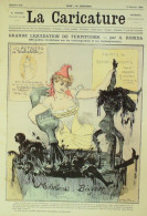 La Caricature 1884 N°214 Liquidation De Turpitudes Robida M Pouff Job Trock Sergent De Ville Job - Zeitschriften - Vor 1900