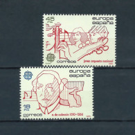 1985 ESPAÑA— EUROPA CEPT ** 2788/2789, YT 2406/2407, Mi 2671/2672 Serie Completa - Unused Stamps