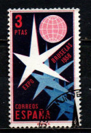 SPAGNA - 1958 - ESPOSIZIONE UNIVERSALE DI BRUXELLES - USATO - Usados