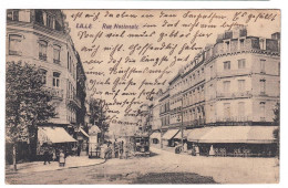 AK Lille Rue National 1915 - Autres & Non Classés