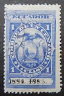 Ecuador 1884 1885 (1a) Coat Of Arms - Ecuador