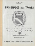 Brochure La Ville De TROYES Par P. Ch. SIMART - Geschiedenis