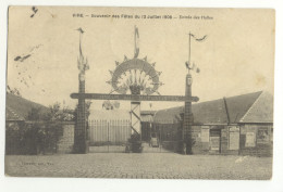 14/ CPA - Vire - Souvenir Des Fetes Du 12 Juillet 1908 - Entrée Des Halles - Vire