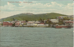 SIERRA LEONE - FREETOWN HARBOUR - PHOTO JOHNSTON - 1911 - Sierra Leona