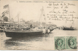 SIERRA LEONE - FREETOWN - THE HARBOUR AT SAW PITT - CLICHE C.F.A.O. REF #4 - 1910 - Sierra Leone