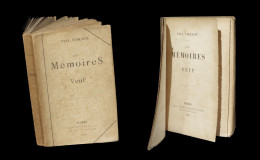 [SYMBOLISME] VERLAINE (Paul) - Les Mémoires D'un Veuf. EO. - 1801-1900