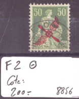 POSTE AERIENNE - No F2 OBLITERE  - COTE: 200.- - Used Stamps
