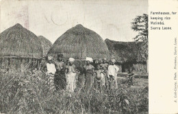 SIERRA LEONE - FARMHOUSES, FOR KEEPING RICE MATIMBA - 1906 - Sierra Leone