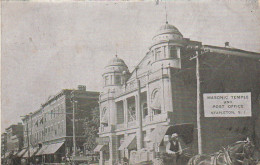 BE Nw2 - NEW YORK - STAPLETON - MASONIC TEMPLE AND POST OFFICE - 2 SCANS - Staten Island