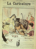 La Caricature 1884 N°216 Chiffonnier De Famille Robida Sorel Draner Trock - Riviste - Ante 1900