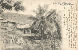 SIERRA LEONE - A SIDE VIEW OF KROOTOWN ROAD - 1905 - Sierra Leone