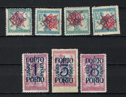 YOUGOSLAVIE Taxe Ca.1920: Lot De Neufs* Et Obl. - Timbres-taxe