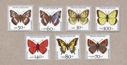 (b05)  BRD - 7 W Postfr - Schmetterlinge Butterfly - Mariposas