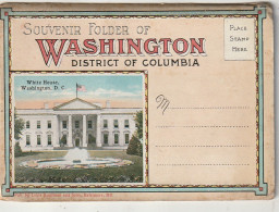 BE Nw -( COLUMBIA ) SOUVENIR FOLDER OF WASHINGTON , DISTRICT OF COLUMBIA - 20 VIEWS - Tourism Brochures