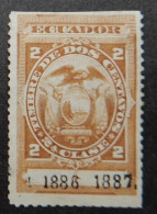 Ecuador 1886 1887 (1c) Coat Of Arms - Ecuador