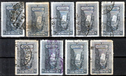 Turkey / Türkei 1926 ⁕ Sakarya Canyon (Sakarya-Schlucht)  2 ½ Ghr. Mi.847 ⁕ 9v Used - Usati