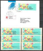 Portugal, ATM MiNr. 9 (40,00 + 70,00 + 75,00 + 90,00 + 130,00 E) + FDC (75,00 E); B-513 - Timbres De Distributeurs [ATM]