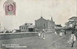 SIERRA LEONE - RAILWAY STATION, FREETOWN -1908 - Sierra Leona