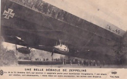 UNE BELLE DEBACLE DE ZEPPELINS             11 APPAREILS         1 - War 1914-18