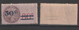 1948 Timbre Fiscal N°266 80c Surchargé 50c Neuf ** - Timbres