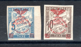 Nouvelle-Calédonie Taxe N°8 Et 9 Neufs, Cote : 20 Euros. Port Offert. - Unused Stamps