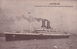 BE Nw3- " ANGKOR " - PAQUEBOT DE LA Cie DES MESSAGERIES MARITIMES - Paquebots