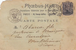 CP PUBLICITAIRE 1899 - PHOEBUS-HALL - FOURNITURES GENERALES POUR LA PHOTOGRAPHIE A PARIS - Other & Unclassified