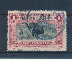 BELGIAN CONGO 1909 ISSUE COB 36L6 USED - Usados