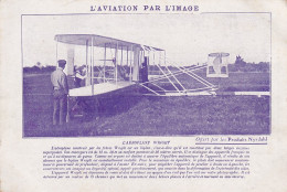 BE Nw4- L'AEROPLANE WRIGHT - CARTE PUBLICITAIRE  PRODUITS NYRDAHL - ....-1914: Précurseurs