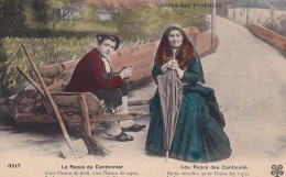 CE Nw1- LE REPAS DU CANTONNIER - LOU REPAS DEU CANTOUNIE - TYPES DES PYRENEES - CARTE COLORISEE N° 3317 - Personen