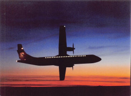 ATR 72 By Night - 180 X 130 Mm. - Photo Presse Originale - Aviación