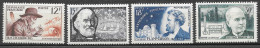 France N° 1055 à 1058 Série Neuve Sans Charnière Au 1/4 De La Cote - Unused Stamps