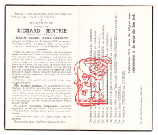 DP Richard Sentrie ° Melden Oudenaarde 1870 † 1950 Geenens Godefroid Liveyns Merchie Duhou Baecke De Bouverie - Devotion Images
