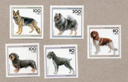 (03)  BRD 1797/01** - Satz 5 W  - Hunde Dogs - Honden