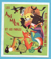 ÉTIQUETTE DE BOITE D'ALLUMETTES - FABLES 2 -  EPT - Matchbox Labels