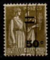 FRANCE    -   1934 .   Y&T N° 298 Oblitéré .   Surchargé - 1932-39 Peace