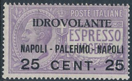 ITALY SASSONE A2 MNH - Luftpost