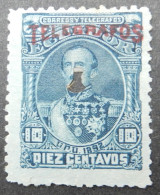Ecuador 1892 (9) President Juan Jose Flores Telegraphos Perforated - Ecuador