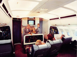 Airbus A340 First Class Cabin - 180 X 130 Mm. - Photo Presse Originale - Luchtvaart