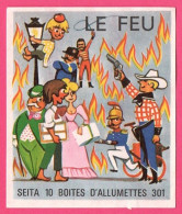 ÉTIQUETTE DE BOÎTE D'ALLUMETTES - LE FEU -  EPT - Scatole Di Fiammiferi - Etichette