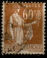 FRANCE    -   1937 .   Y&T N° 364 Oblitéré . - 1932-39 Paix