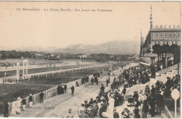 ALnw 16-(13) MARSEILLE - LE PARC BORELY - UN JOUR DE COURSES - ANIMATION - CHAMP DE COURSES , TRIBUNES- 2 SCANS - Castellane, Prado, Menpenti, Rouet