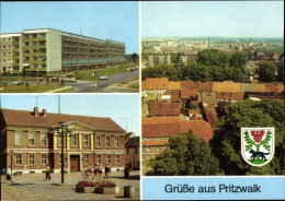 CPA Pritzwalk In Der Prignitz, Rathaus, Neubaugebiet Nord, Am Ring - Autres & Non Classés